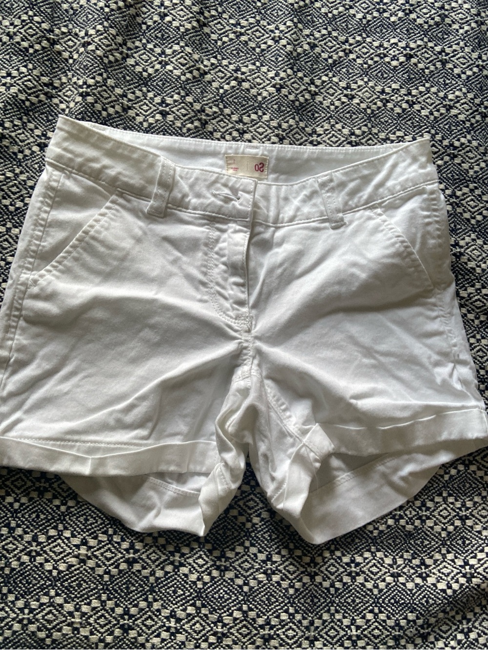 SO White Women's Cotton Low Rise Shorts